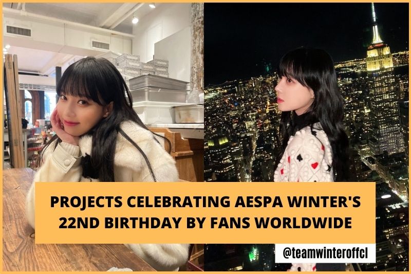 Projects Celebrating aespa Winter 22nd Birthday by Fans Worldwide
