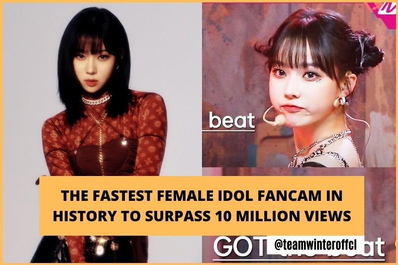 Winter's 'Step Back' fancam: The fastest female idol fancam in history to surpass 10 million views